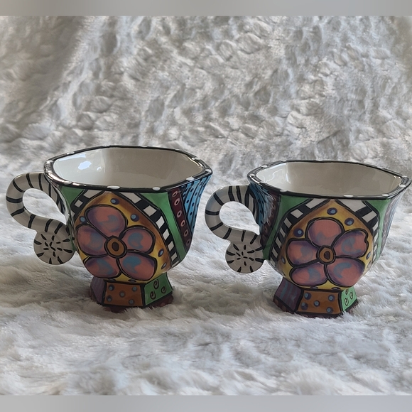 Studio Designworks - Set of 2 Tea Cups With Saucers - Picture 6 of 16